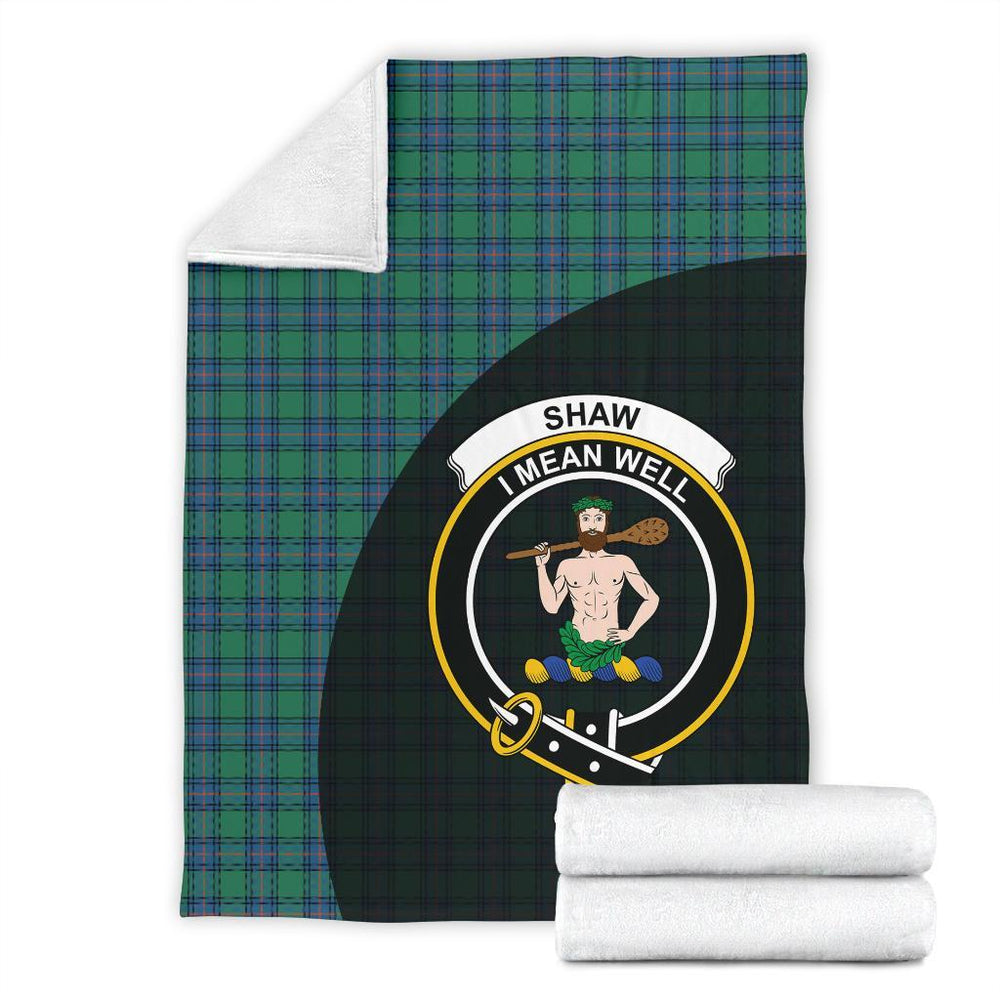 Clan Shaw Ancient Tartan Crest Blanket Wave Style WA93 Clan Shaw Tartan Today