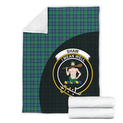 Clan Shaw Ancient Tartan Crest Blanket Wave Style WA93 Clan Shaw Tartan Today