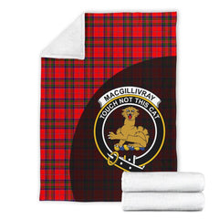 Clan MacGillivray Modern Tartan Crest Blanket Wave Style KB71 Clan MacGillivray Tartan Today
