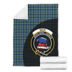 Clan Weir Ancient Tartan Crest Blanket Wave Style PK32 Clan Weir Tartan Today