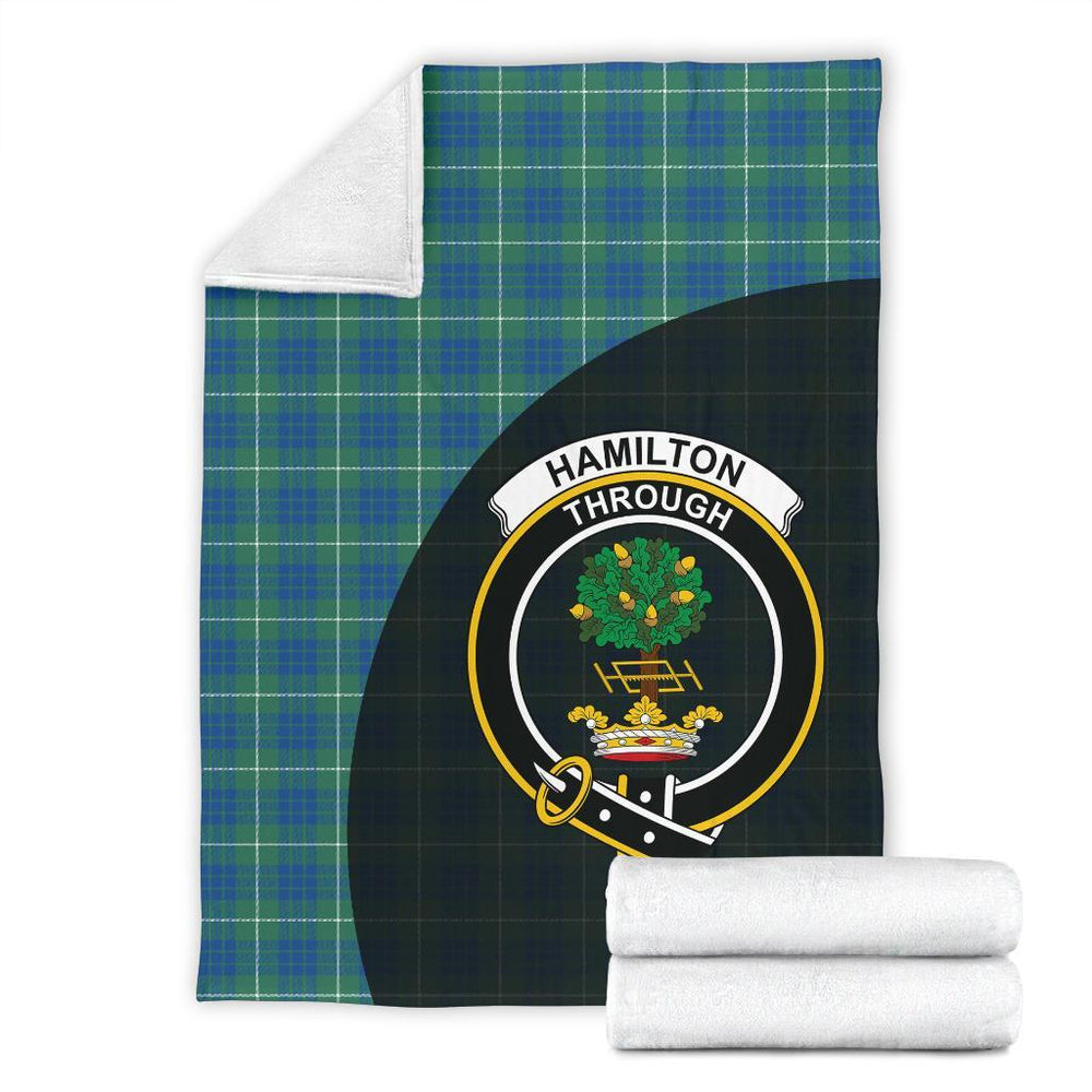 Clan Hamilton Hunting Ancient Tartan Crest Blanket Wave Style JO36 Clan Hamilton Tartan Today