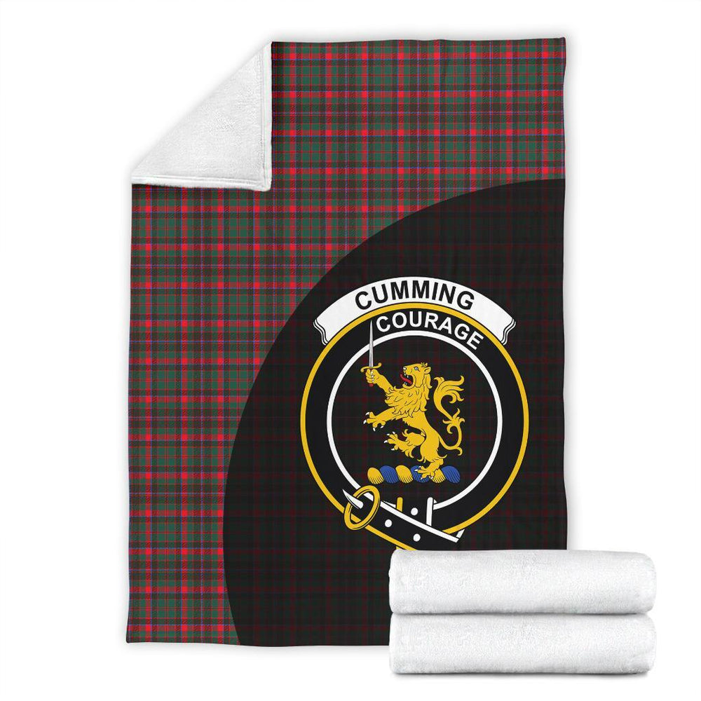 Clan Cumming Hunting Modern Tartan Crest Blanket Wave Style UU41 Clan Cumming Tartan Today