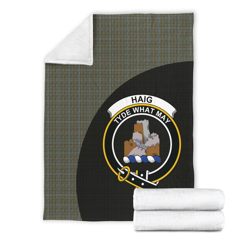 Clan Haig Check Tartan Crest Blanket Wave Style MT36 Clan Haig Tartan Today