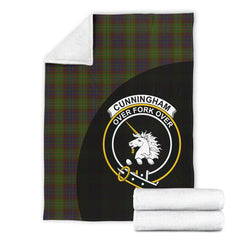 Clan Cunningham Hunting Modern Tartan Crest Blanket Wave Style DW43 Clan Cunningham Tartan Today