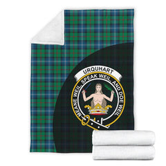 Clan Urquhart Ancient Tartan Crest Blanket Wave Style NS82 Clan Urquhart Tartan Today