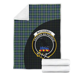 Clan MacDonnell Of Glengarry Ancient Tartan Crest Blanket Wave Style LX40 Clan Glen Tartan Today