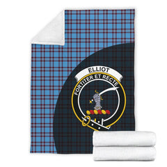 Clan Elliot Ancient Tartan Crest Blanket Wave Style OR25 Clan Elliot Tartan Today
