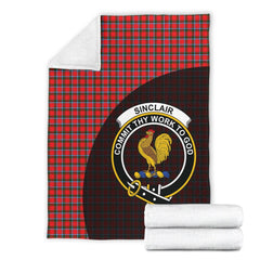 Clan Sinclair Modern Tartan Crest Blanket Wave Style YC49 Clan Sinclair Tartan Today