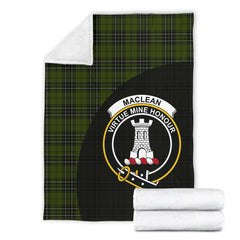 Clan MacLean Hunting Tartan Crest Blanket Wave Style FZ82 Clan Hall Tartan Today