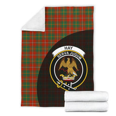 Clan Hay Ancient Tartan Crest Blanket Wave Style NR46 Clan Hay Tartan Today