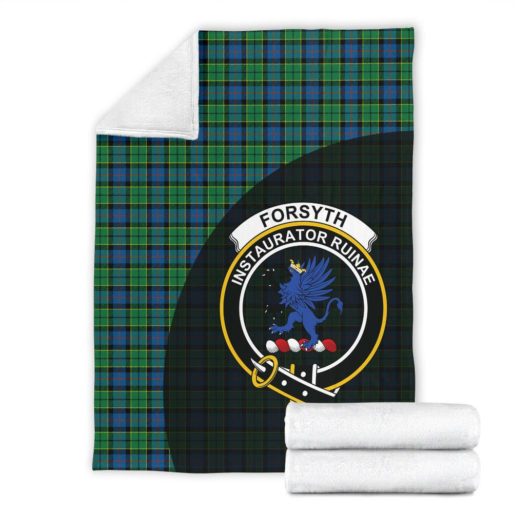 Clan Forsyth Ancient Tartan Crest Blanket Wave Style GV86 Clan Forsyth Tartan Today