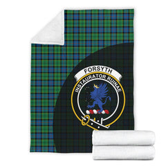 Clan Forsyth Ancient Tartan Crest Blanket Wave Style GV86 Clan Forsyth Tartan Today