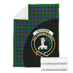 Clan Paterson Tartan Crest Blanket Wave Style VI15 Clan Paterson Tartan Today