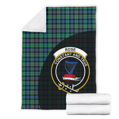Clan Rose Hunting Ancient Tartan Crest Blanket Wave Style YE86 Clan Rose Tartan Today
