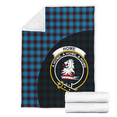 Clan Home Ancient Tartan Crest Blanket Wave Style PF58 Clan Home/Hume Tartan Today