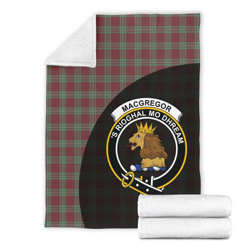 Clan MacGregor Hunting Ancient Tartan Crest Blanket Wave Style BW89 Clan MacGregor Tartan Today