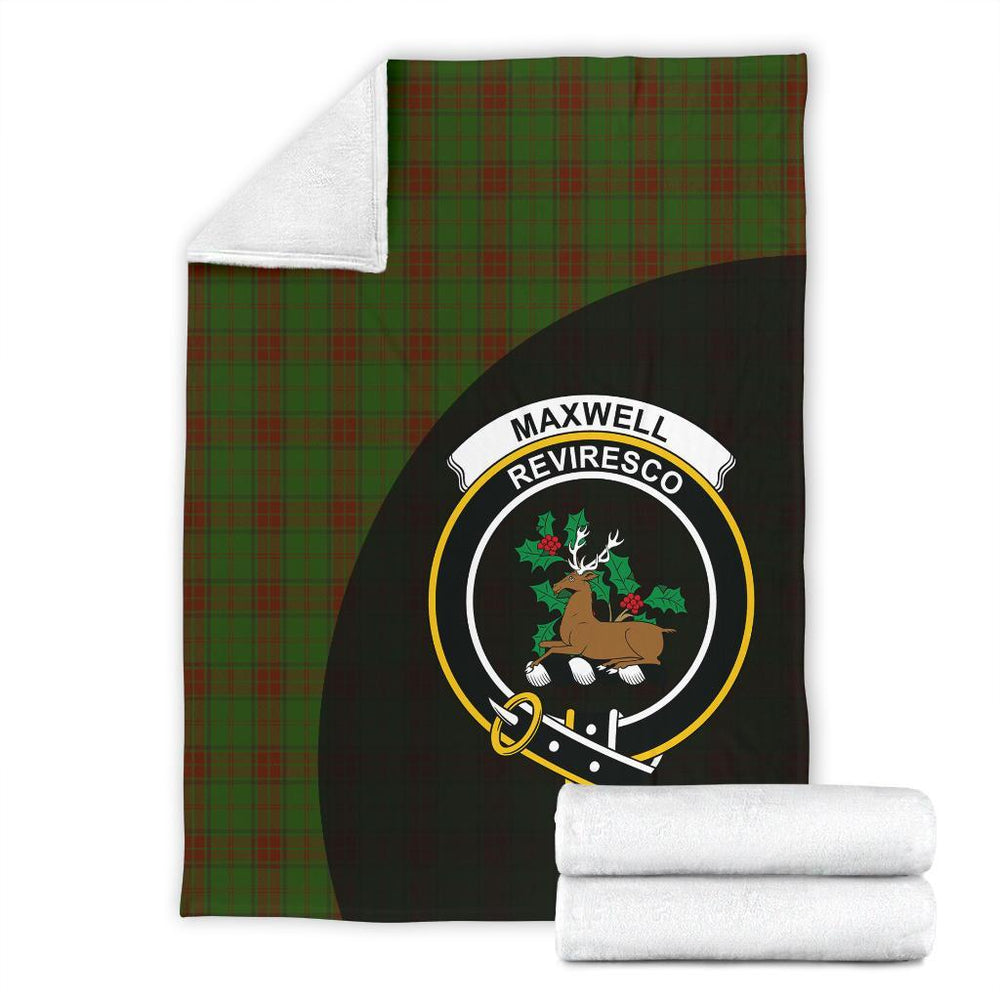 Clan Maxwell Hunting Tartan Crest Blanket Wave Style SS82 Clan Maxwell Tartan Today