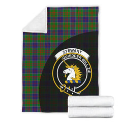 Clan Stewart of Appin Hunting Modern Tartan Crest Blanket Wave Style ZX38 Clan Stewart of Appin Tartan Today