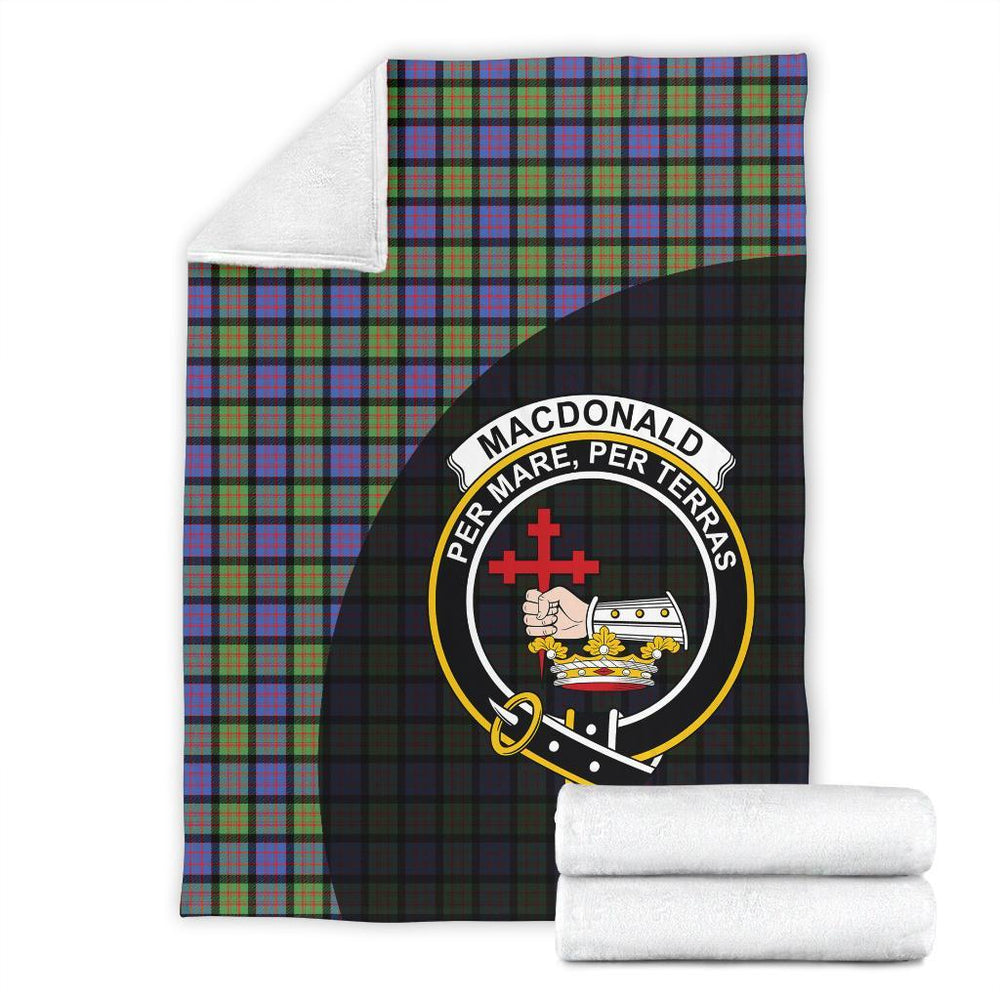 Clan MacDonald Ancient Tartan Crest Blanket Wave Style BF55 Clan MacDonald Tartan Today