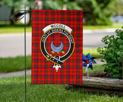 Clan McColl Tartan Crest Garden Flag - SPRG51 Clan Garden Tartan Today