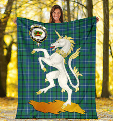 Clan Douglas Ancient Tartan Crest Blanket Unicorn Style ZR91 Clan Douglas Tartan Today