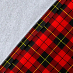 Clan Wallace Hunting Red Tartan Crest Blankets Wave Style CB14 Clan Wallace Tartan Today