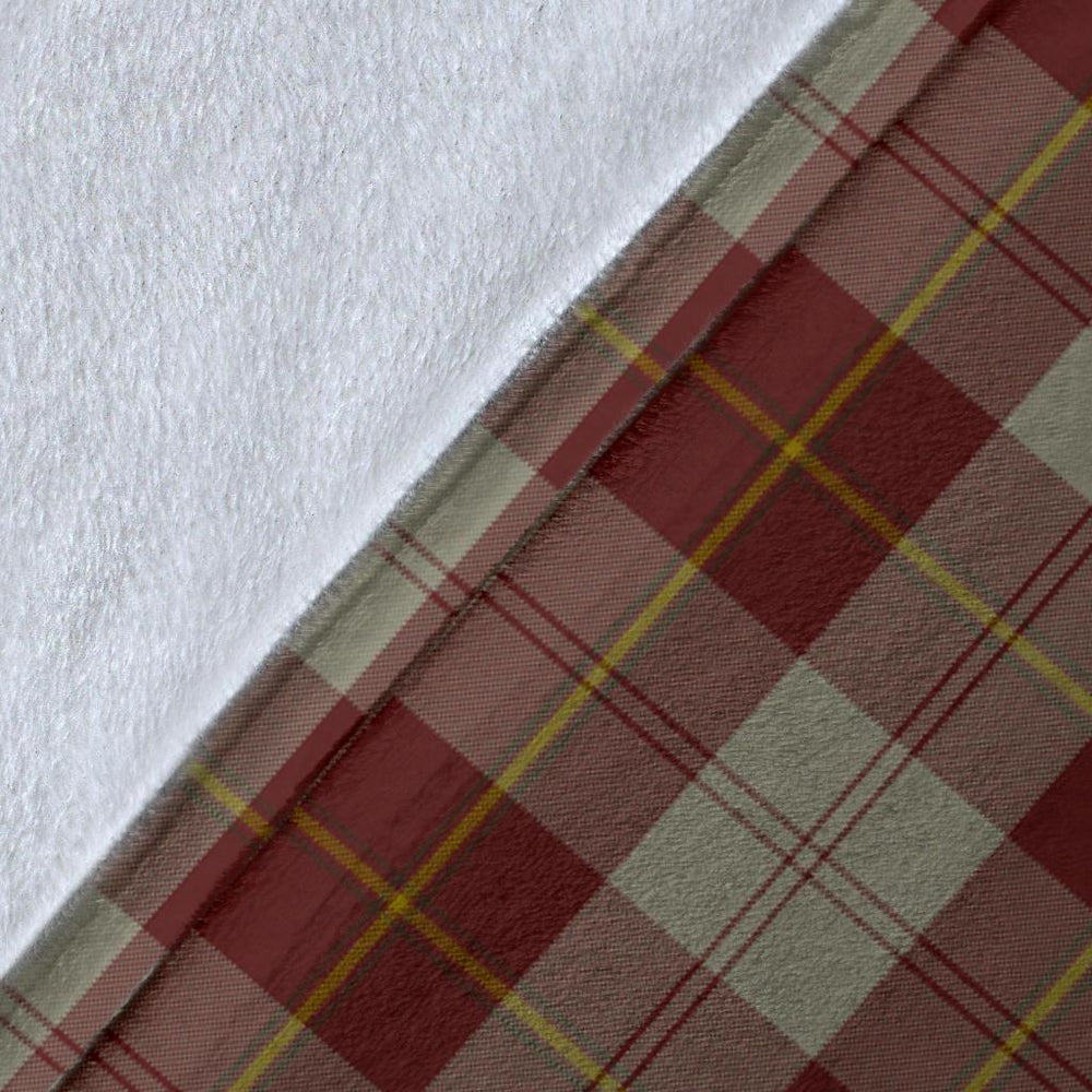 Clan Cunningham Burgundy Dancers Tartan Crest Blanket 3 Sizes SF39 Clan Cunningham Tartan Today