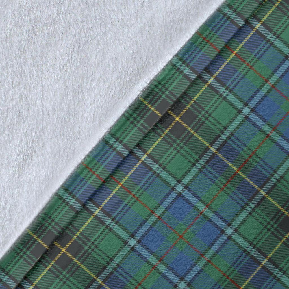 Clan MacInnes Ancient Tartan Crest Blanket Wave Style VM12 Clan MacInnes Tartan Today