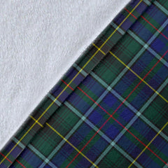 Clan MacInnes Modern Tartan Crest Blanket Wave Style SA32 Clan MacInnes Tartan Today