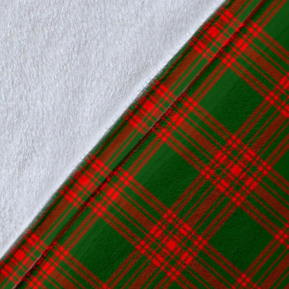 Clan Menzies Green Modern Tartan Crest Blanket Wave Style ME53 Clan Menzies Tartan Today