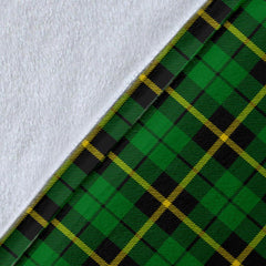 Clan Wallace Hunting Green Tartan Crest Blanket Wave Style GX33 Clan Wallace Tartan Today