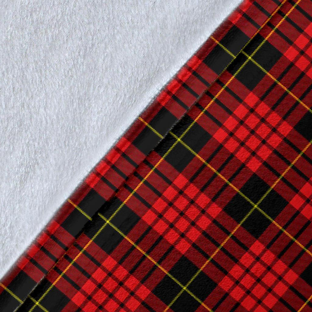 Clan MacQueen Modern Tartan Crest Blanket Wave Style NT90 Clan MacQueen Tartan Today