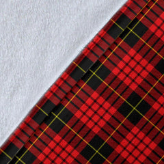 Clan MacQueen Modern Tartan Crest Blanket Wave Style NT90 Clan MacQueen Tartan Today