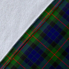 Clan Gunn Modern Tartan Crest Blanket Wave Style HF63 Clan Gunn Tartan Today