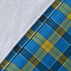 Clan Laing Tartan Crest Blanket Wave Style IE88 Clan Laing Tartan Today