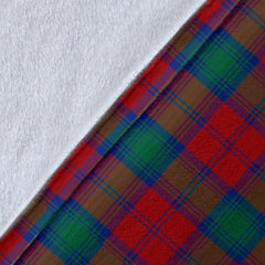 Clan Lindsay Modern Tartan Crest Blanket Wave Style OR12 Clan Lindsay Tartan Today