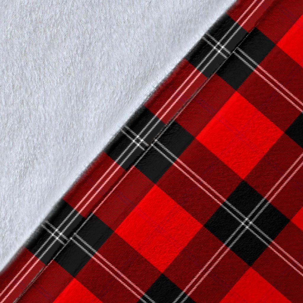 Clan Ramsay Modern Tartan Crest Blanket Wave Style AM71 Clan Ramsay Tartan Today