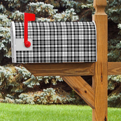 Clan Scott Black & White Modern Tartan Mailbox HW89 Clan Scott (Scott Tartan) Tartan Today