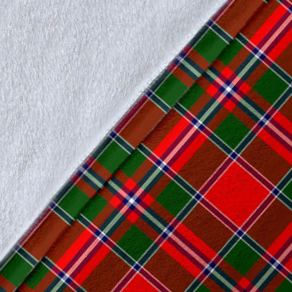 Clan Spens Modern Tartan Crest Blanket Wave Style RX39 Clan Spens Tartan Today