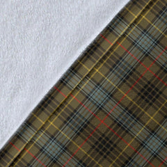 Clan Stewart Hunting Weathered Tartan Crest Blanket Wave Style PA22 Clan Stewart Tartan Today