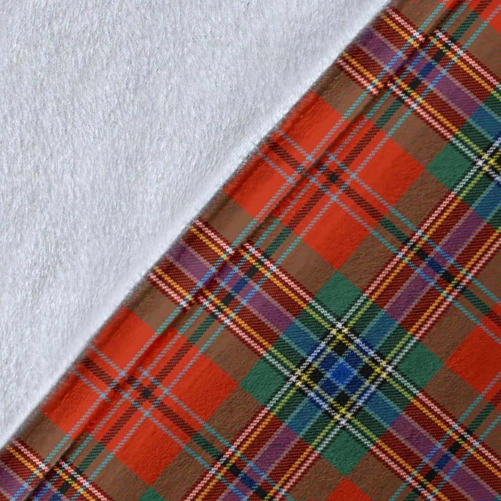 Clan MacLean of Duart Ancient Tartan Crest Blanket Wave Style IB65 Clan Hall Tartan Today