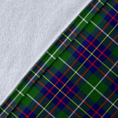 Clan Inglis Modern Tartan Crest Blanket Wave Style VB80 Clan Inglis Tartan Today