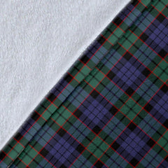 Clan Fletcher Modern Tartan Crest Blanket Wave Style WF82 Clan Fletcher Tartan Today