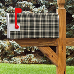 Clan Menzies Black & White Ancient Tartan Mailbox VD61 Clan Menzies Tartan Today
