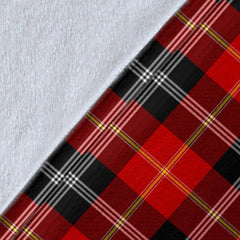 Clan Marjoribanks Tartan Crest Blanket Wave Style PO75 Clan Marjoribanks Tartan Today