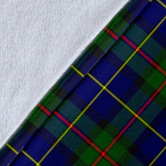 Clan MacLeod of Harris Modern Tartan Crest Blanket Wave Style QT46 Clan Hall Tartan Today