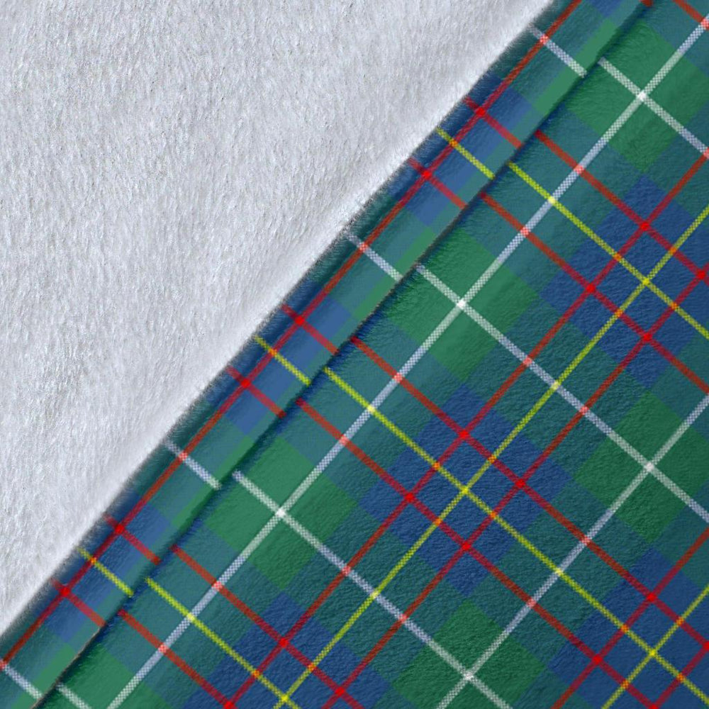 Clan Inglis Ancient Tartan Crest Blanket Wave Style AF41 Clan Inglis Tartan Today