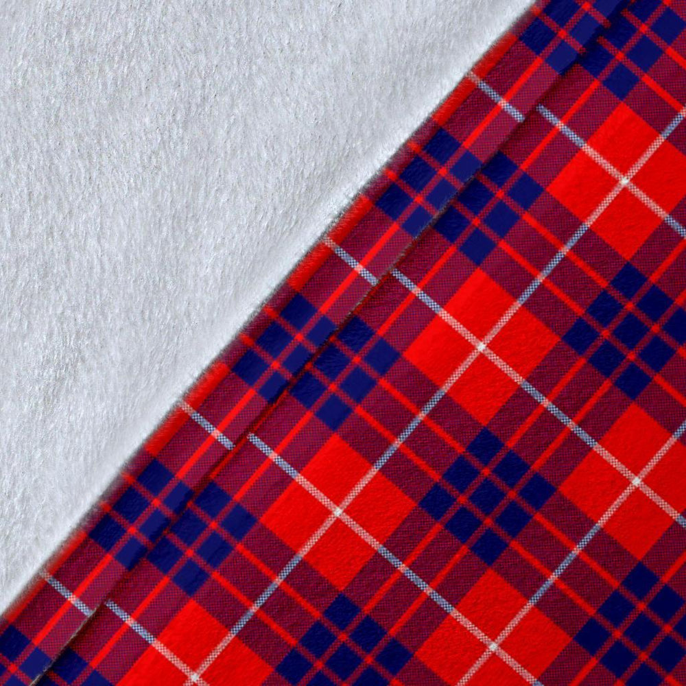 Clan Hamilton Modern Tartan Crest Blanket Wave Style JS70 Clan Hamilton Tartan Today