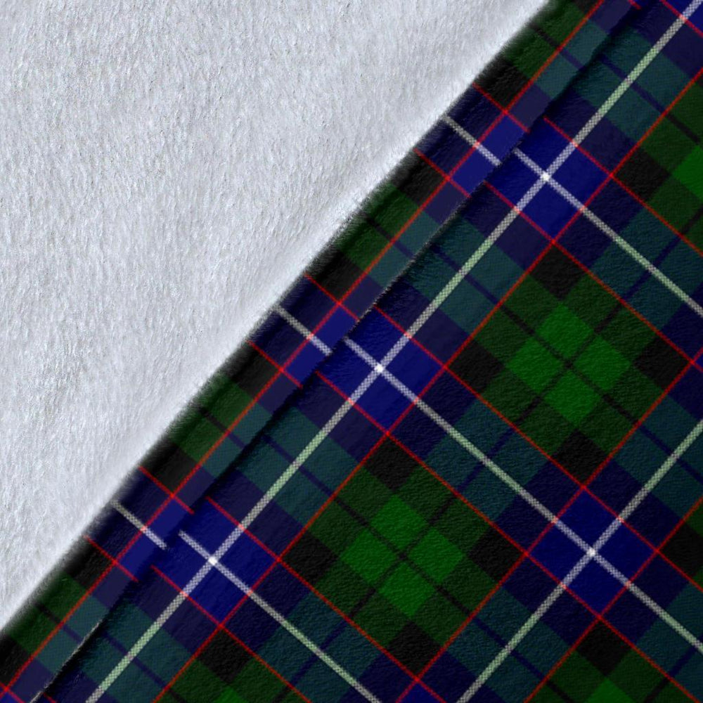 Clan Russell Modern Tartan Crest Blanket Wave Style VH79 Clan Russell Tartan Today
