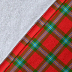 Clan MacLaine of Loch Buie Tartan Crest Blanket Wave Style BI65 Clan Hall Tartan Today